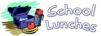 School Lunches clip art piece